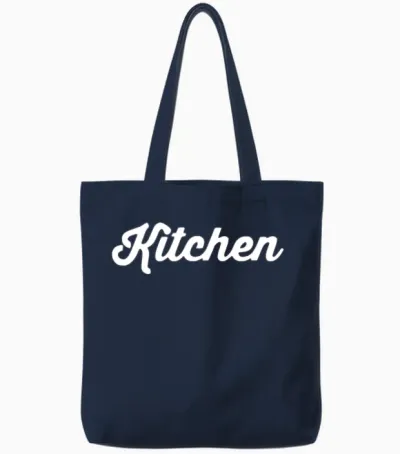 Kitchen Tote Bags - Navy
