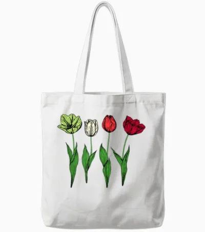 Tulpen Blumen Hobbygärtner Gärtner - Garten Tulpe Tote Bags - White