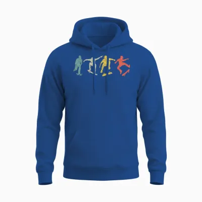 Skate Skateboarder Gift Skateboard Retro Vintage T-Shirt, Black Unisex Hoodie - Royal