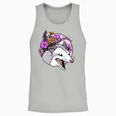 Funny Possum Opossums Unisex Tank Top - Ash