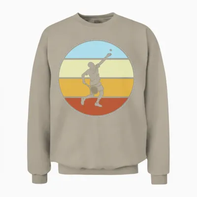 Tennis Retro Unisex Sweatshirt - Sand