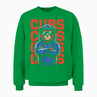Vintage Cubs Gift for Men Women Boys Girls Unisex Sweatshirt - Irish Green