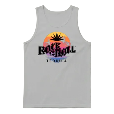 Rock N Roll Tequila Third Collection Unisex Tank Top - Ash