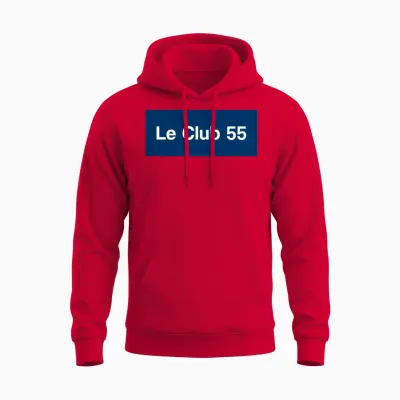 Le Club 55 Saint-Tropez, France Unisex Hoodie - Red