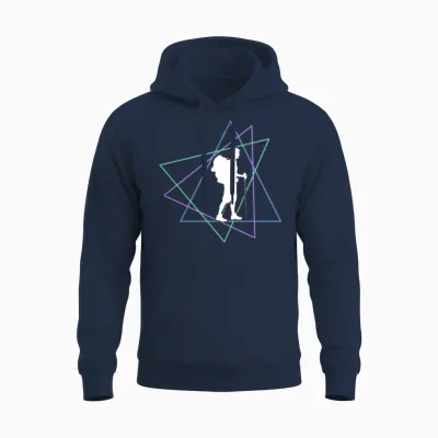 Hiking Unisex Hoodie - Navy