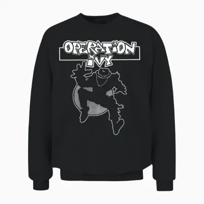 Operation Ivy - Official Merchandise - Ska Man Unisex Sweatshirt - Black
