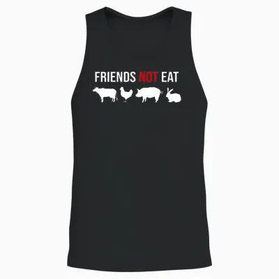 Animal Funny Saying Unisex Tank Top - Black