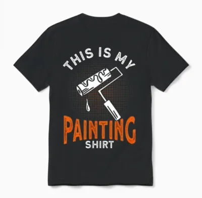 Painter Gift Painting Art Painter Unisex T-Shirt - Black