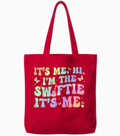 Its Me Hi Im the Birthday Girl Its Me Birthday Taylor Women Tote Bags - Red