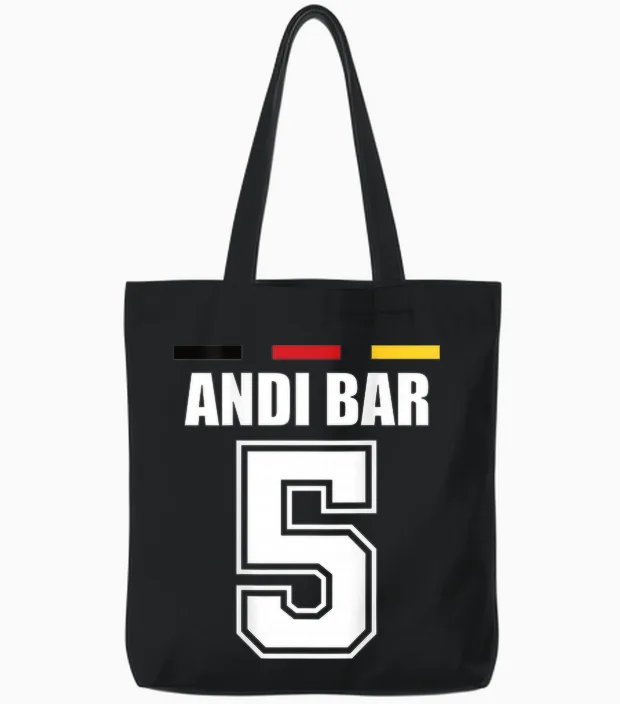 Lustige Namen Deutschland Trikot Für Mallorca Und Die Party Tote Bags in Black