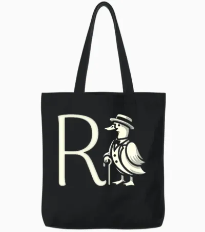 Rente R Ente Lustig Für Rentner Renteneintritt Opa Rentnerin Tote Bags - Black