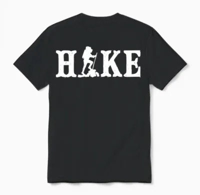 Hike Unisex T-Shirt - Black