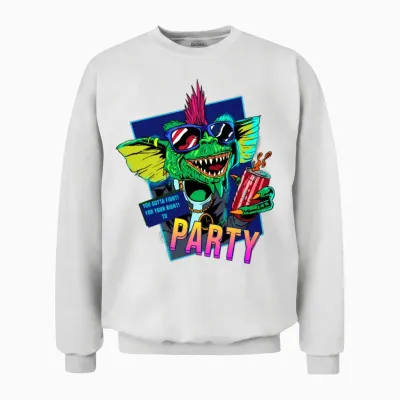 Retro Horror Movie Monster Killer Psycho Cool Gift Unisex Sweatshirt - White
