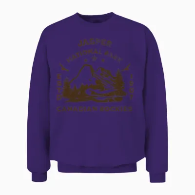 Jasper National Park Unisex Sweatshirt - Purple