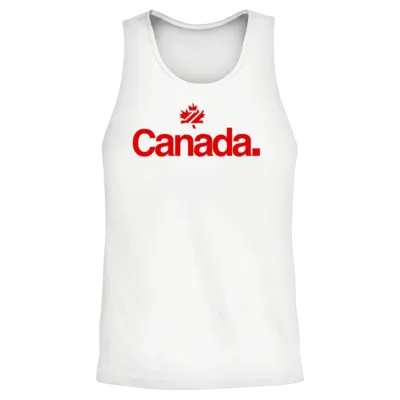 Canada Unisex Tank Top - White