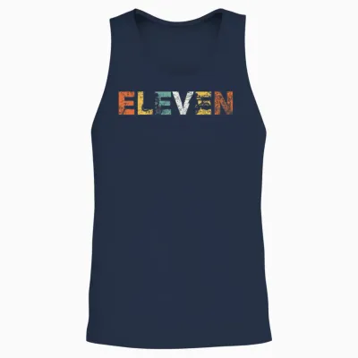 11th Birthday Bmx Biker Unisex Tank Top - Navy