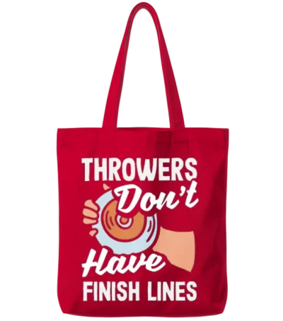 Discus Throw Discus Athlete Discus Thrower Gift Tote Bags - Red