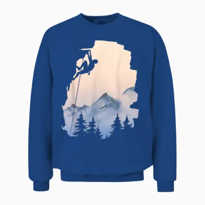 Klettern Berge Rock Trad Sport Klettern Bouldern Unisex Sweatshirt - Royal