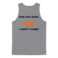 Fox — Wildlife Gift Unisex Tank Top - Sport Grey – 1