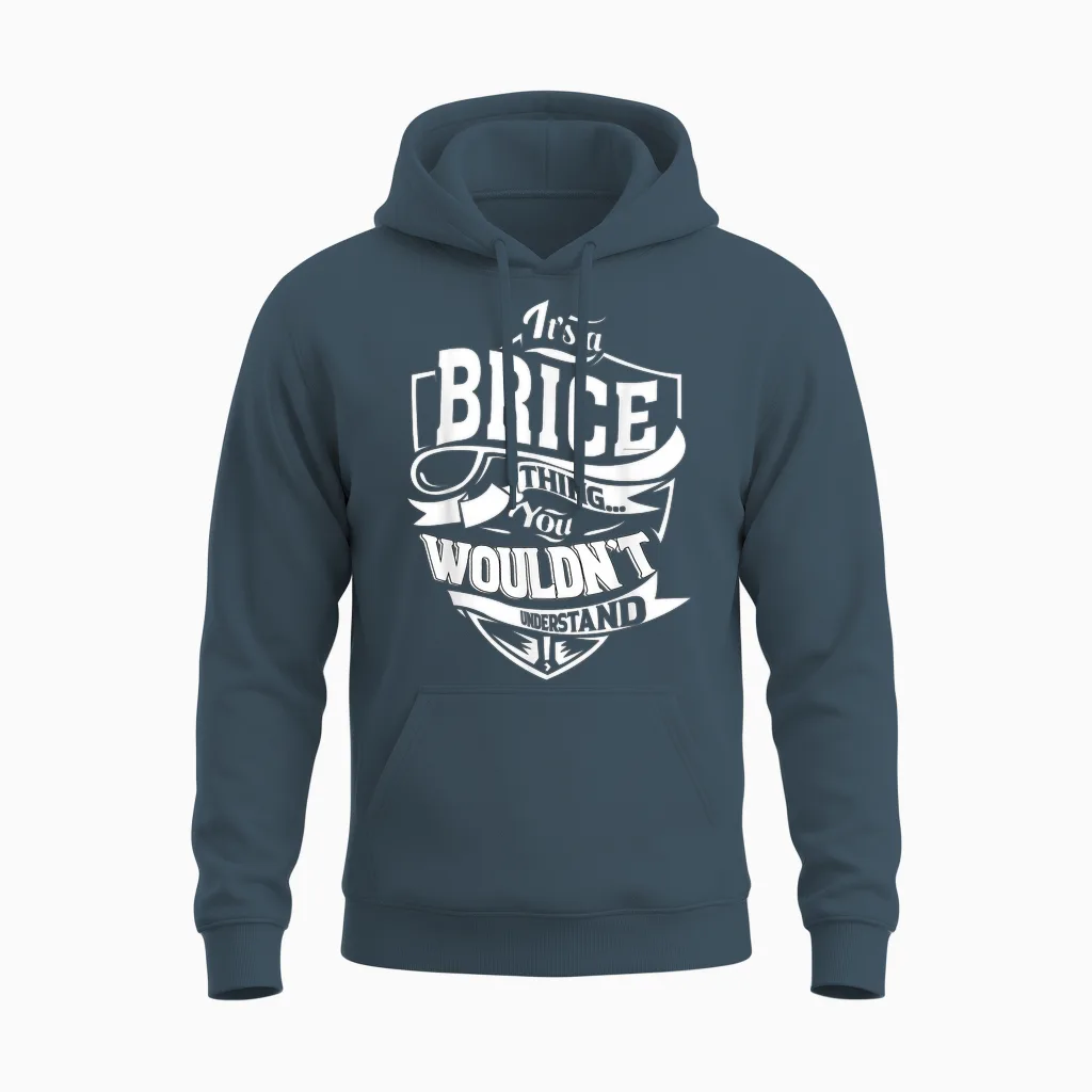 It's a Gift from Brice Unisex Hoodie in Dark Heather