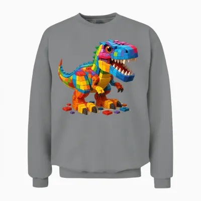 Building Blocks for Men Boys Unisex Sweatshirt - Sport Grey