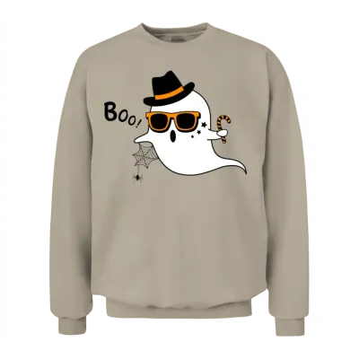 Funny Boo Unisex Sweatshirt - Sand
