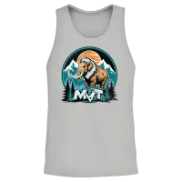 Retro Mammoth Mountain Ski Unisex Tank Top - Ash – 2