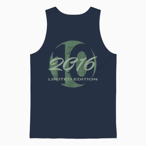 10th Birthday Girl Boy 10 Years 2016 Funny Gift Unisex Tank Top - Navy