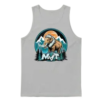 Retro Mammoth Mountain Ski Unisex Tank Top - Ash – 1