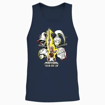 Masters of the Universe - Heroic Warriors Unisex Tank Top - Navy