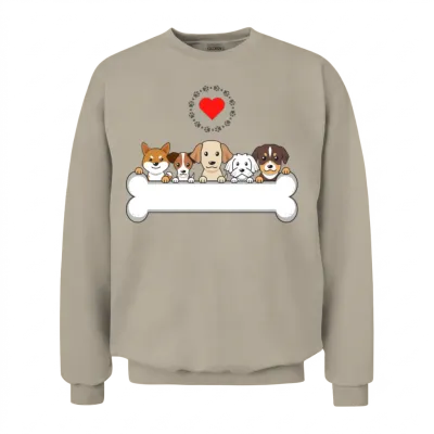Dog Lover Unisex Sweatshirt - Sand