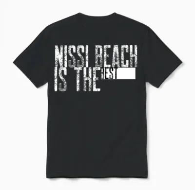 Nissi Beach Is the Best Unisex T-Shirt - Black