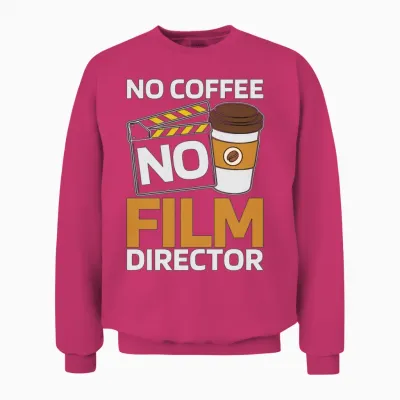 Film Director No Coffee No Film Movie Coffee Lover Unisex Sweatshirt - Heliconia