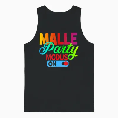 Costume Mallorca Party Malle Party Outfit Malle Accessories T-Shirt, Black Unisex Tank Top - Black