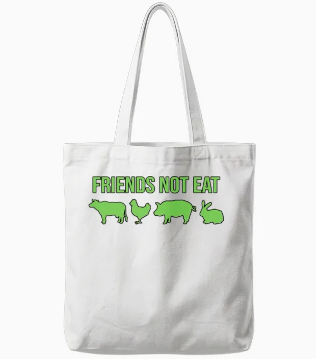 Animal Funny Saying Memes & Humor Tote Bags in White
