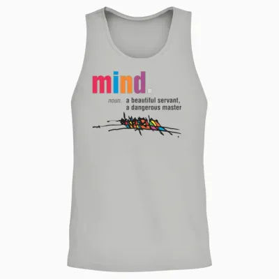 Osho Signature Unisex Tank Top - Ash