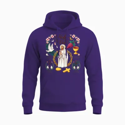 Semaine Sainte Dimanche De Pâques, He Is Risen Croix De Pâques Chrétienne Manche Longue Unisex Hoodie - Purple