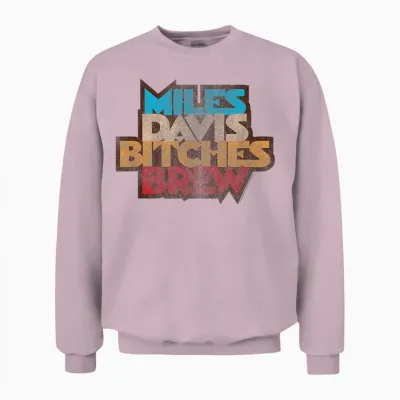 Miles Davis Bitches Brew Im Stress Unisex Sweatshirt - Light Pink