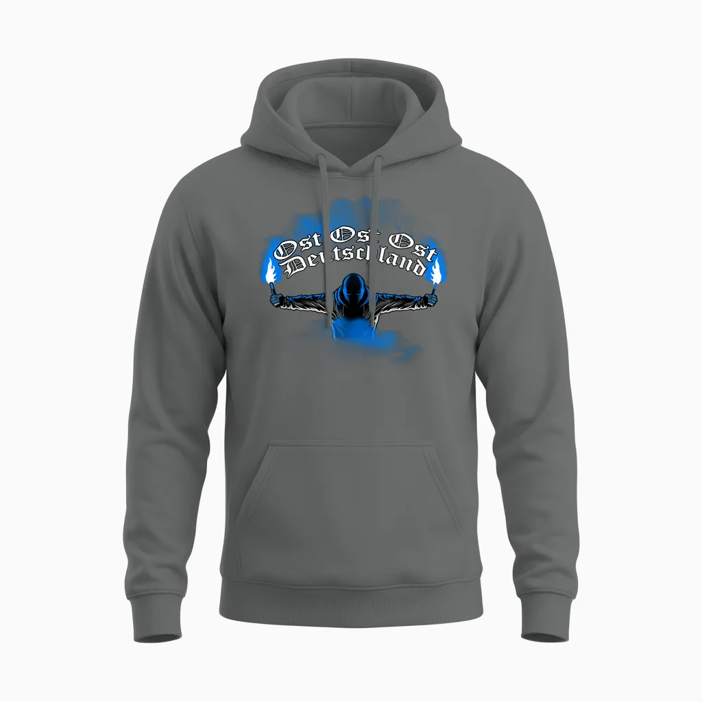 East Germany β Pyrotechnics β Pyro β Bengalo β Blue Unisex Hoodie in Graphite Heather
