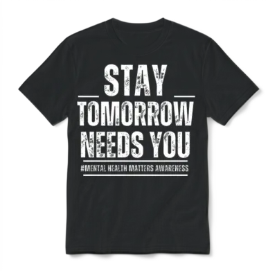 Stay Tomorrow Needs You Unisex T-Shirt - Black