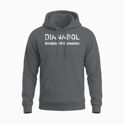 Bodybuilding Dianabol Steroid - Breakfast Of Unisex Hoodie - Charcoal