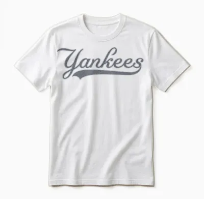 Yankees Vintage Retro Style Classic 70s & 80s Unisex T-Shirt - White