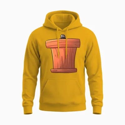 Graduation Podium Unisex Hoodie - Gold