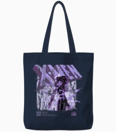 Marvel X-Men Jean Grey Info Tote Bags - Navy