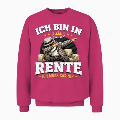 Rente 2026 Ruhestand Pension Pensionär Lustiges Rentner Unisex Sweatshirt - Heliconia