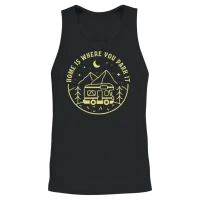 Home Is Where You Park It Unisex Tank Top - Black – 2