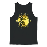 Time Team Unisex Tank Top - Black – 1