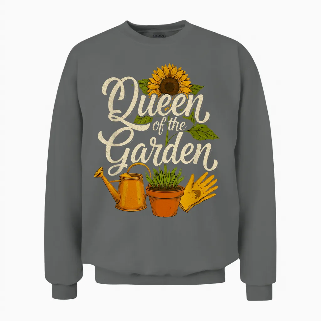 Gardener Gardening Plant Lover Women Garden Nature Unisex Sweatshirt in Graphite Heather