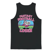 Fantasy Football Loser Unicorn Unisex Tank Top - Black – 1