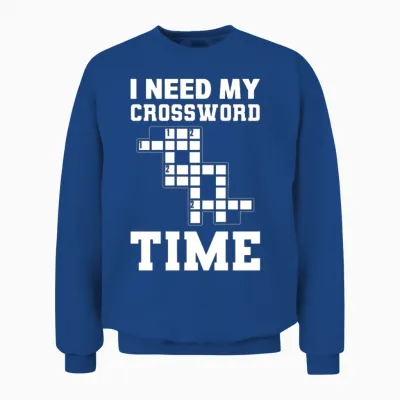 Crossword Puzzle Lover Dissectologist Unisex Sweatshirt - Royal